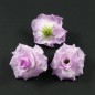 Lot de 10 fleurs artificielles sans tige diam. 40mm - mauve