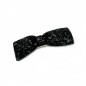 Pince clip cheveux noeud paillette 6.5cm