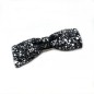 Pince clip cheveux noeud paillette 6.5cm