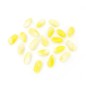 20 perles polygonales à facettes acrylique 15mmx8mm - jaune 20 perles polygonales à facettes acrylique 15mmx8mm - jaune