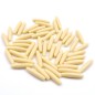 50 perles ovales longues en acrylique 27mmx6mm - beige 50 perles ovales longues en acrylique 27mmx6mm - beige