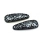 Lot de 2 pinces cheveux clic clac paillette 6cm