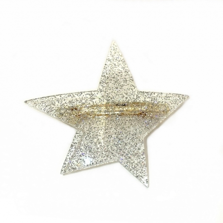 Barrette cheveux étoile paillette