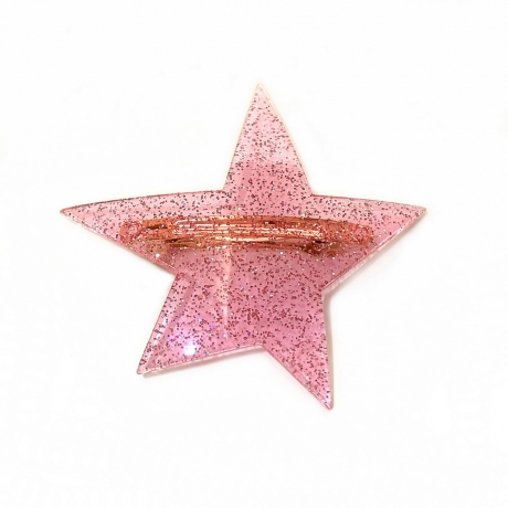 Barrette cheveux étoile paillette