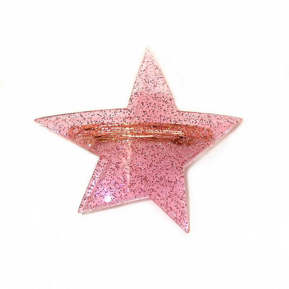 Barrette cheveux étoile paillette