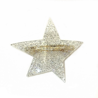 Barrette cheveux étoile paillette