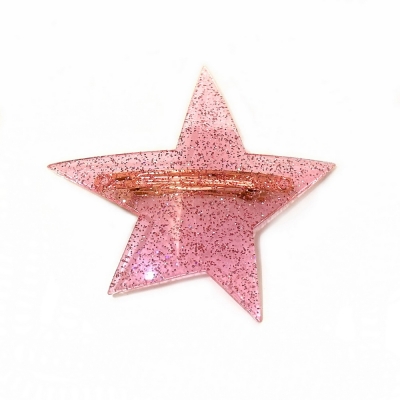 Barrette cheveux étoile paillette