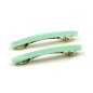Lot de 2 barrettes cheveux fine fait main 7cm