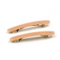 Lot de 2 barrettes cheveux fine fait main 7cm Lot de 2 barrettes cheveux fine fait main 7cm