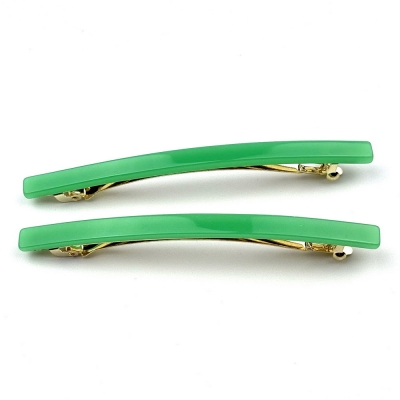 Lot de 2 barrettes cheveux fine fait main 9cm