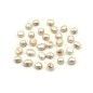 30 perles d'eau douce nacré irrégulière 6-9mm - beige 30 perles d'eau douce nacré irrégulière 6-9mm - beige