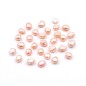 30 perles d'eau douce nacré irrégulière 6-9mm - saumon 30 perles d'eau douce nacré irrégulière 6-9mm - saumon