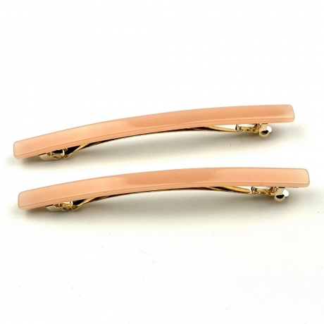 Lot de 2 barrettes cheveux fine fait main 9cm