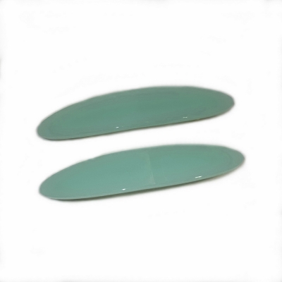 Lot de 2 barrettes cheveux ovale fait main 7cm