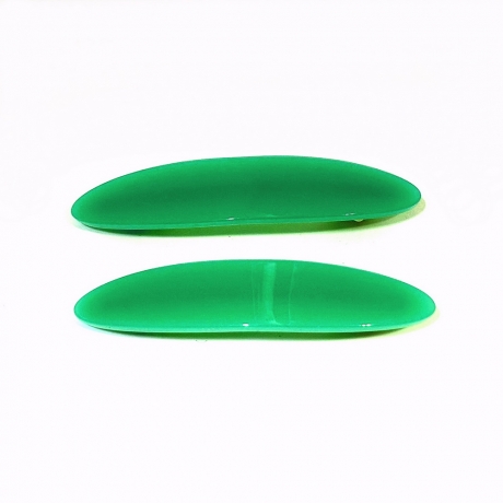 Lot de 2 barrettes cheveux ovale fait main 7cm