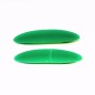 Lot de 2 barrettes cheveux ovale fait main 7cm