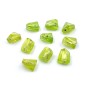 10 perles polygonales polyrésine 14mmx12mm - vert 10 perles polygonales polyrésine 14mmx12mm - vert