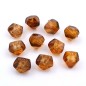 10 perles polygonales acrylique 14mmx15mm - marron 10 perles polygonales acrylique 14mmx15mm - marron