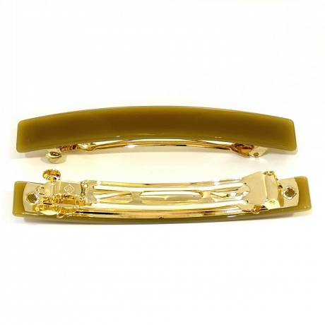 Barrette cheveux rectangulaire fait main 10cm