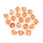 20 perles forme toupie en acrylique 14mmx14mm orange 20 perles forme toupie en acrylique 14mmx14mm orange