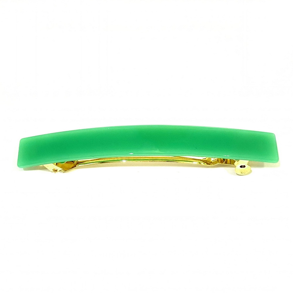Barrette cheveux rectangulaire fait main 10cm