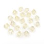 20 perles forme toupie en acrylique 14mmx15mm beige 20 perles forme toupie en acrylique 14mmx15mm beige