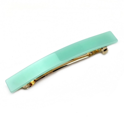 Barrette cheveux rectangulaire fait main 10cm
