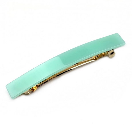Barrette cheveux rectangulaire fait main 10cm