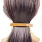 Barrette cheveux rectangulaire fait main 10cm