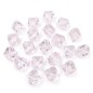 20 perles forme toupie en acrylique 17mmx17mm blanc reflet rose 20 perles forme toupie en acrylique 17mmx17mm blanc reflet rose