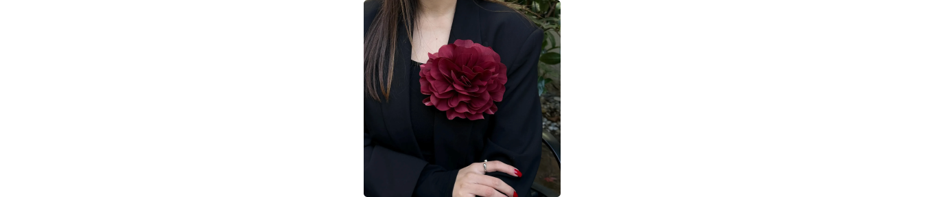 Broches fleur