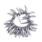 Élastique Cheveux Perles Corne - Argenté
