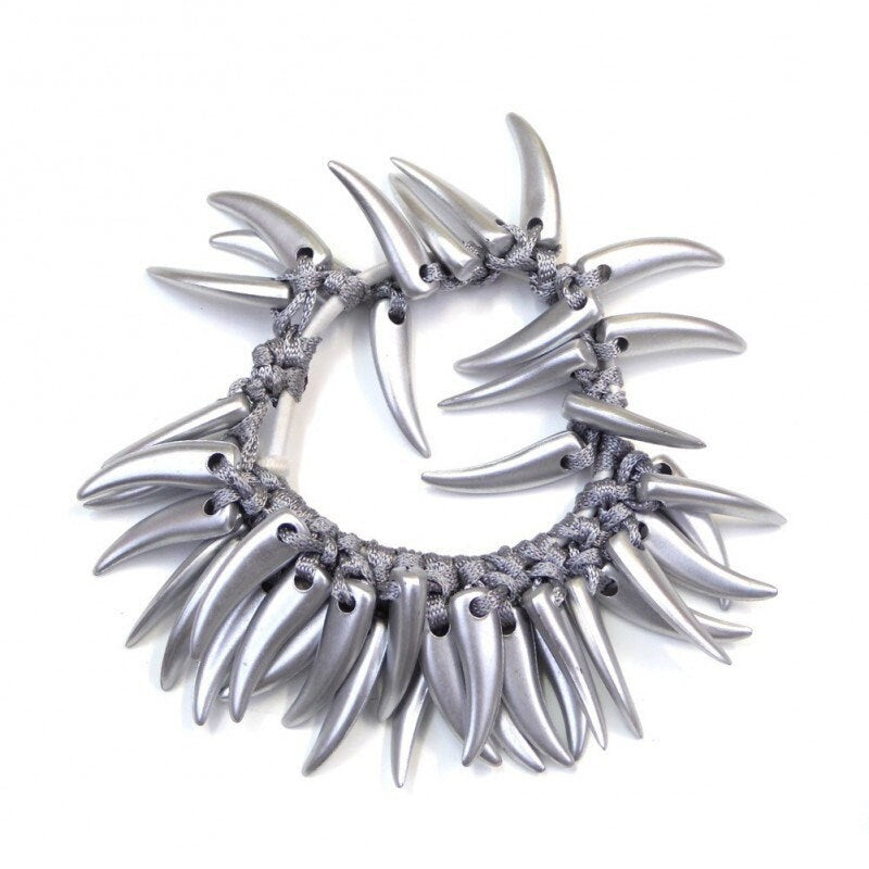 Elastique cheveux perles corne