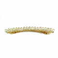 Barrette cheveux perles cristaux 