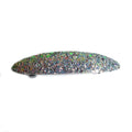 Barrette cheveux ovale 9cm paillettes glitter, accessoire cheveux