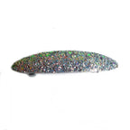 Barrette cheveux ovale 9cm paillettes glitter, accessoire cheveux