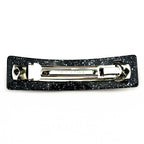Barrette cheveux rectangle 8cm, accessoire cheveux fait main paillettes
