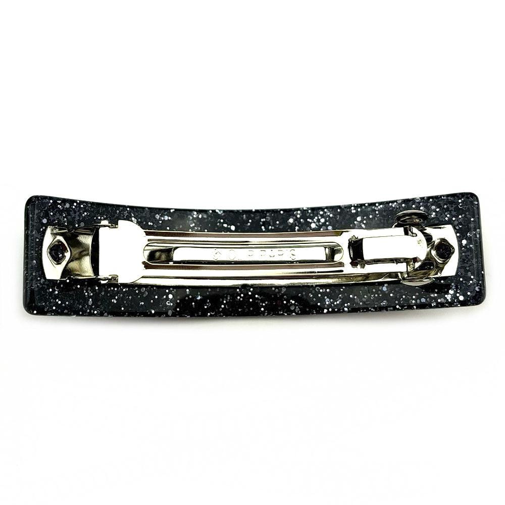 Barrette cheveux rectangle 8cm, accessoire cheveux fait main paillettes