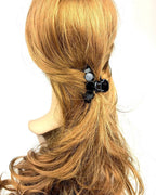 Pince à cheveux crabe 7cm noir 