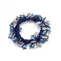 Elastique cheveux perles étoile, bleu