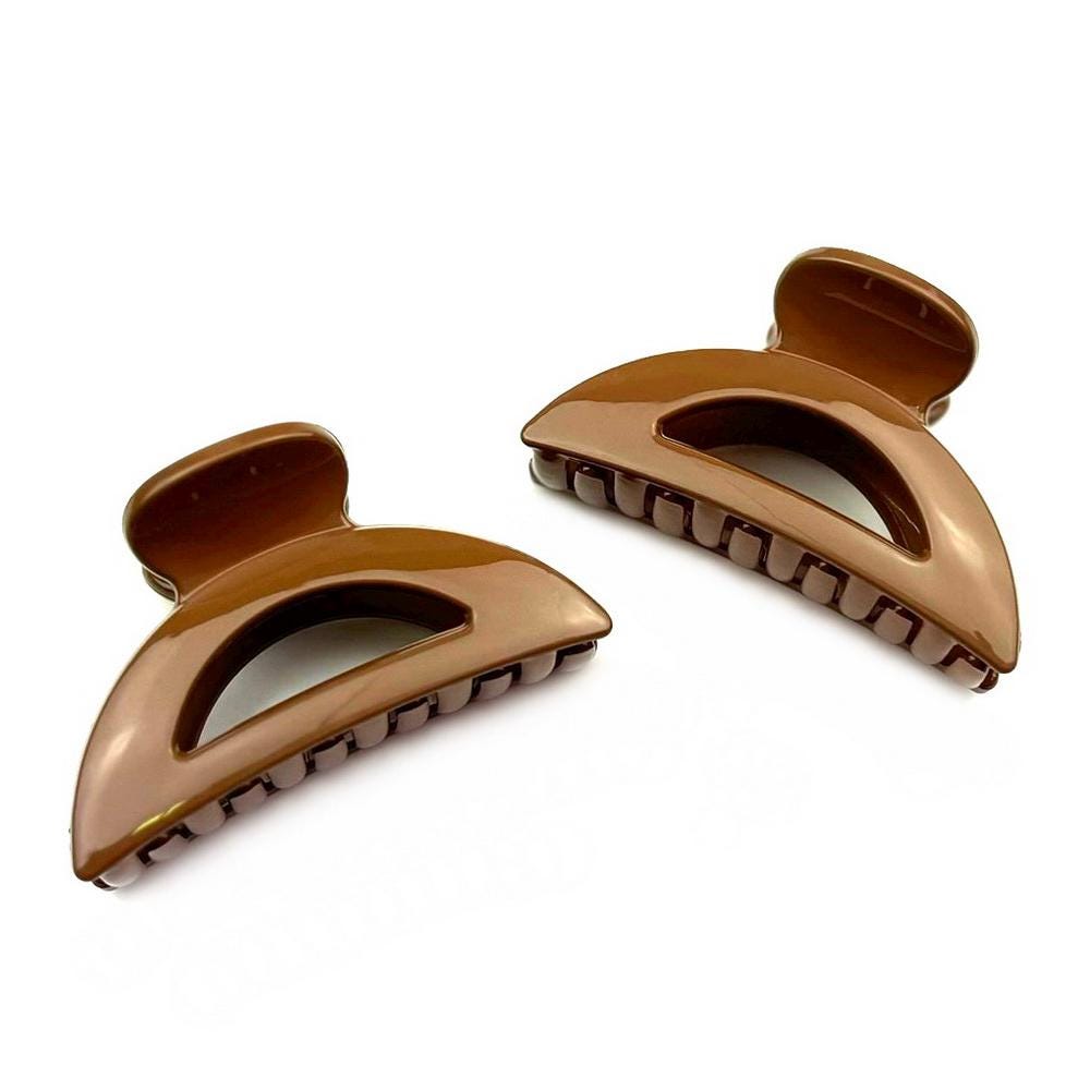 Lot de 2 pinces cheveux crabe 5.7cm