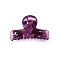 Pince à cheveux crabe 6.8cm violet