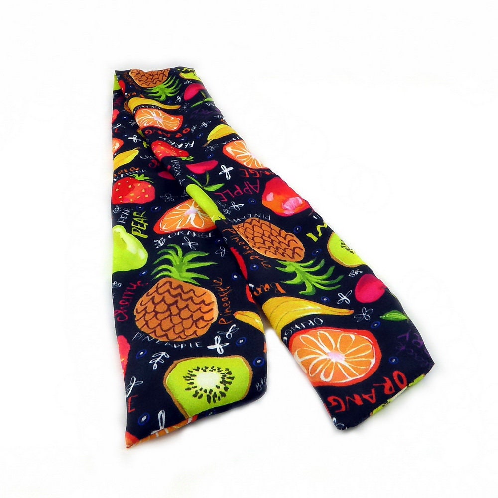 Bandeau headband cheveux imprimé fruit