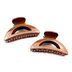 Lot de 2 grandes pinces cheveux crabe 8.5cm