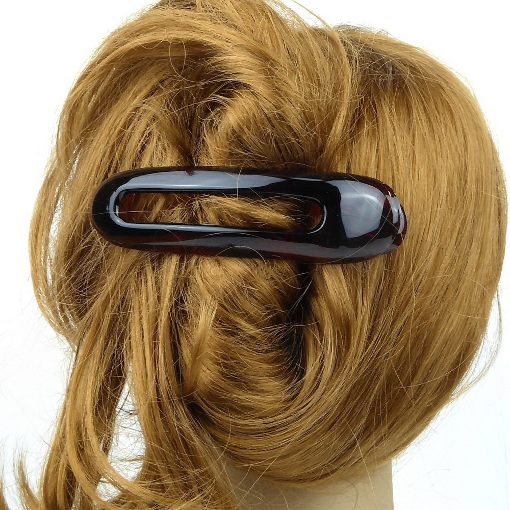 Grande pince bec cheveux 12cm Made in France - chignon