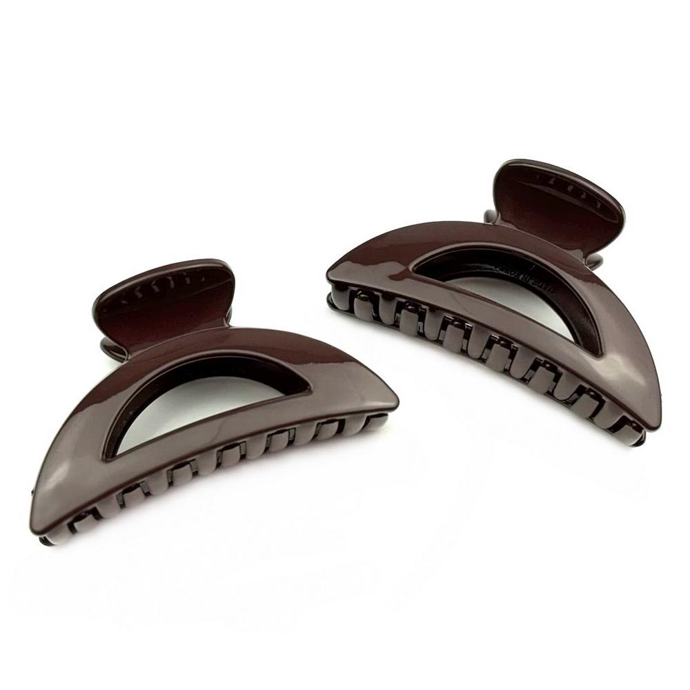 Lot de 2 grandes pinces cheveux crabe 8.5cm