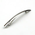 Barrette cheveux métal longue 10,5cm argent