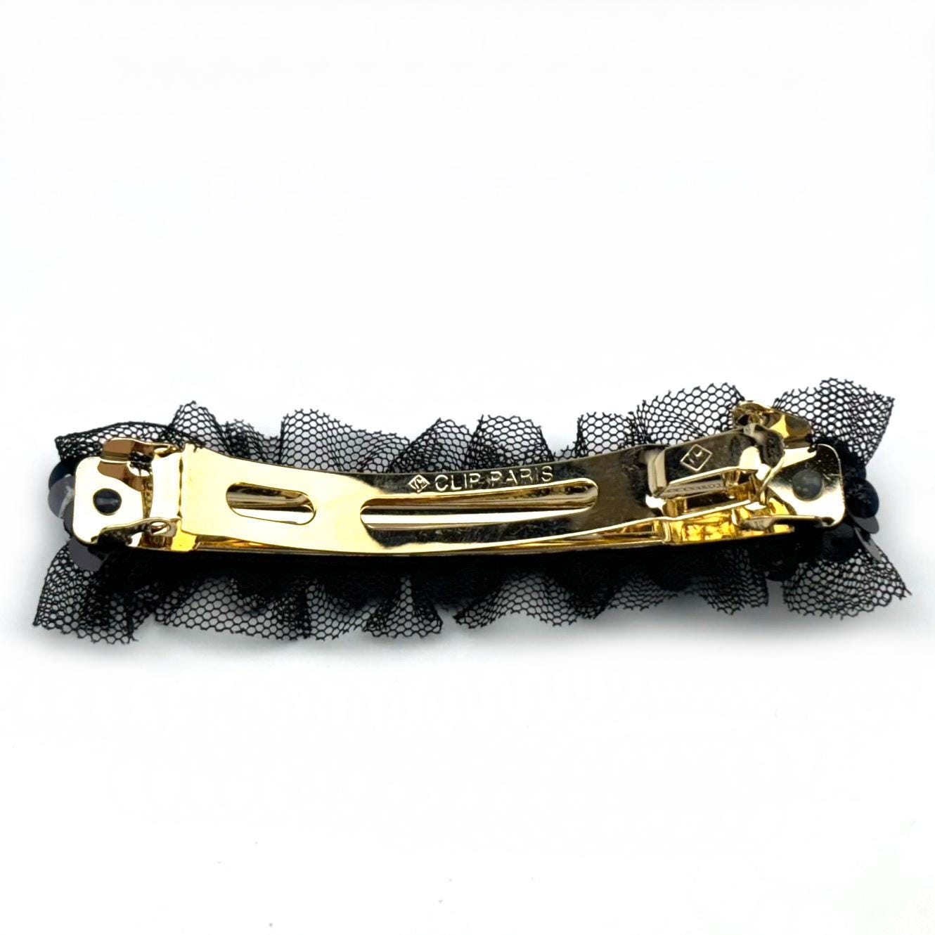 Barrette cheveux sequin et tulle