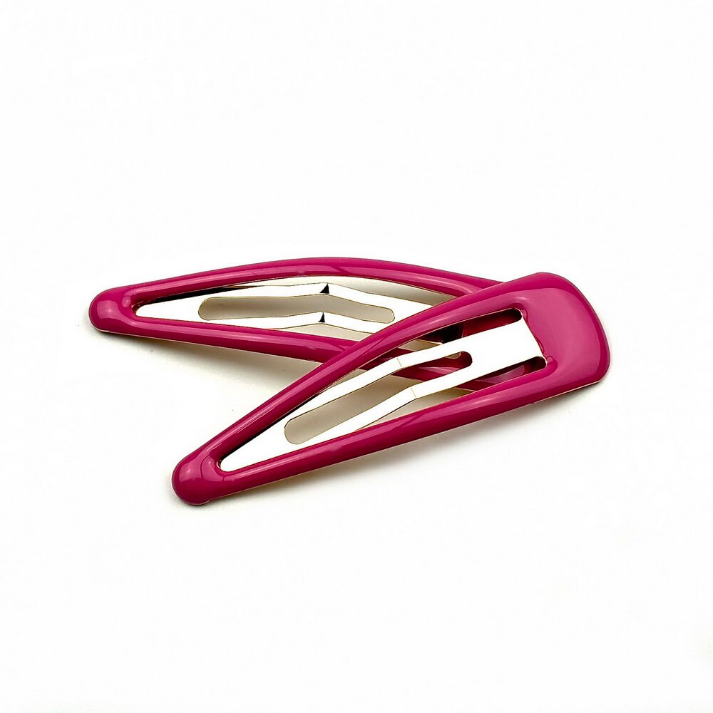 Lot de 2 pinces cheveux clic clac 7cm