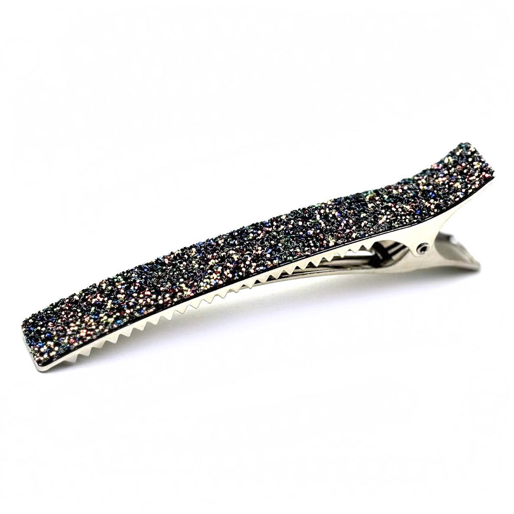 Grande pince cheveux paillettes 12.5cm